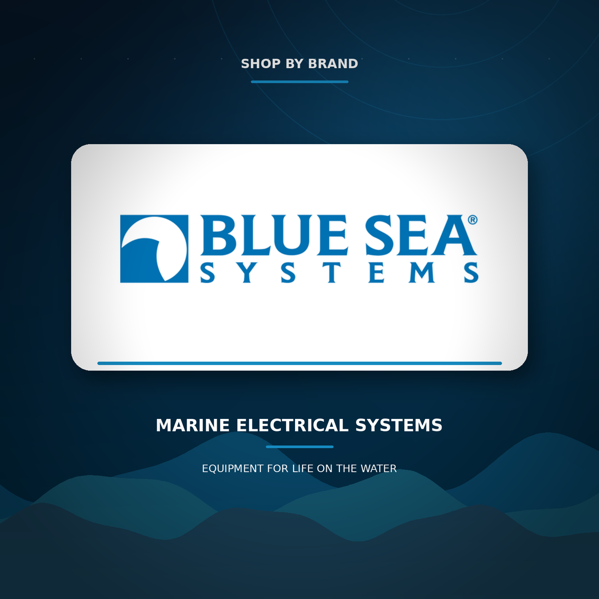 Blue Sea Systems marine products at BGA Marine
