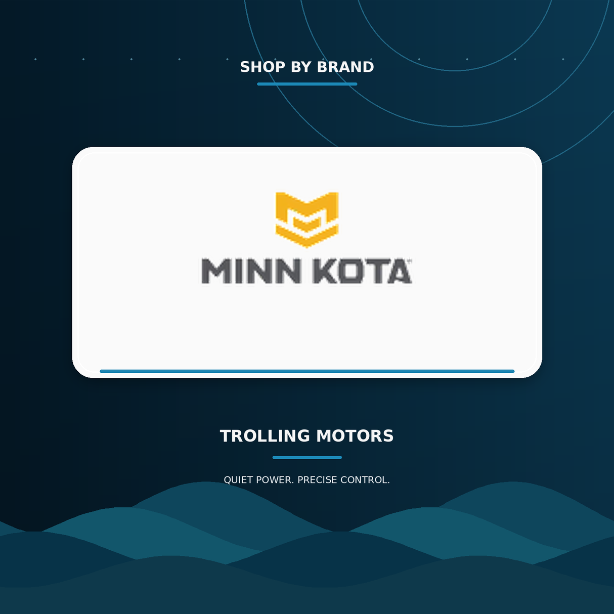 Minn Kota marine products at BGA Marine