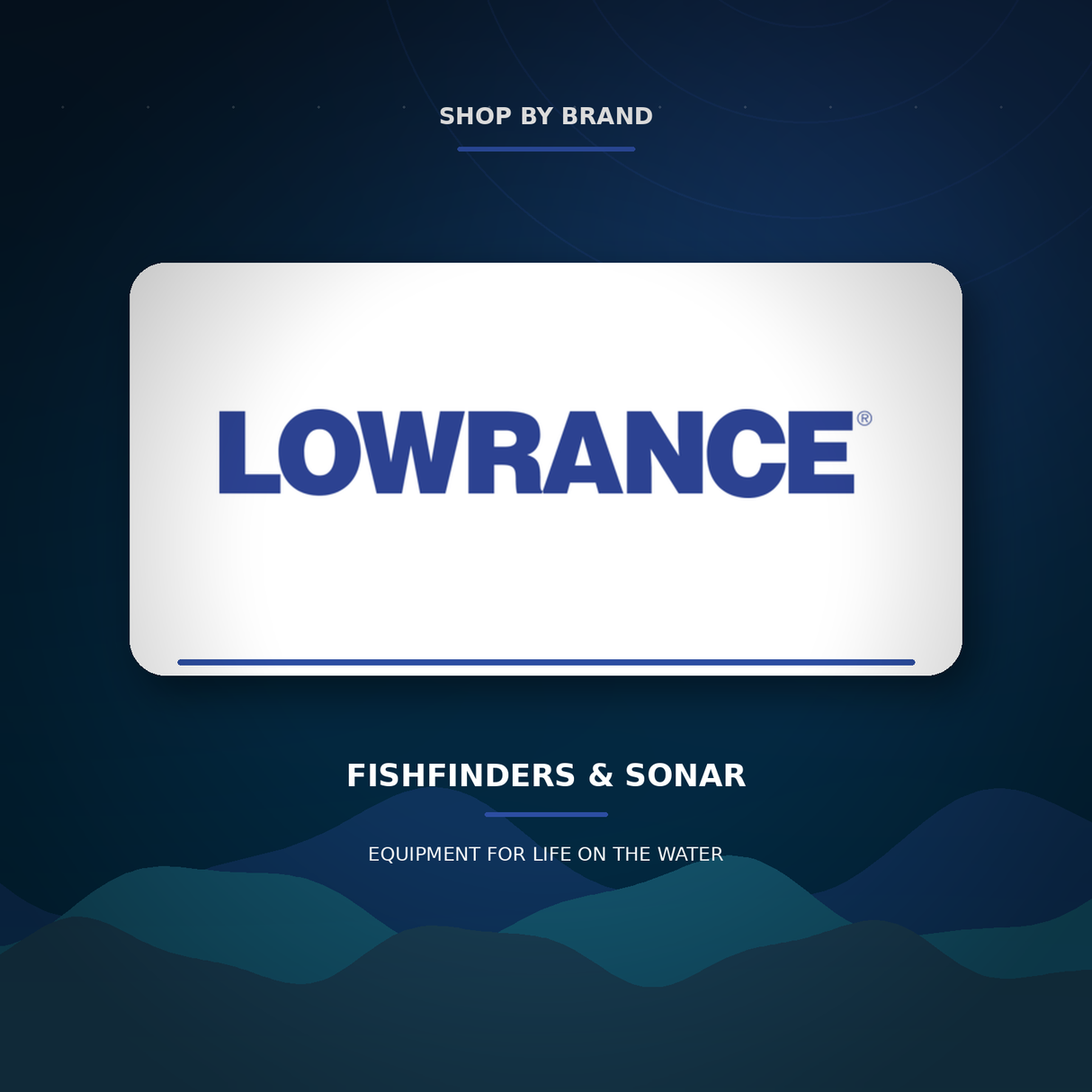 Lowrance marine products collection at BGA Marine
