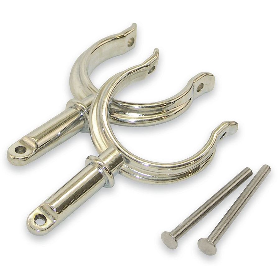 Marpac Chrome Zamak Oarlock Horns - 7-56106 - image 1