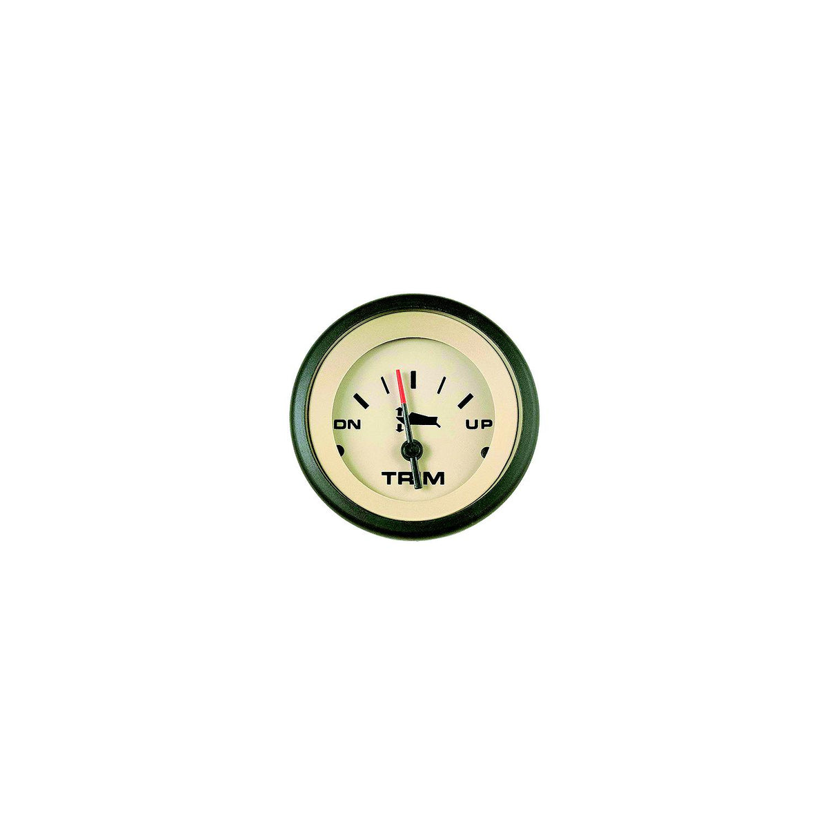 Sierra 61908P Sahara Series 2" Black & Tan Evinrude / Johnson Outboard & Suzuki 4 Stroke 2002 & Newer Engine Trim Gauge - image 1