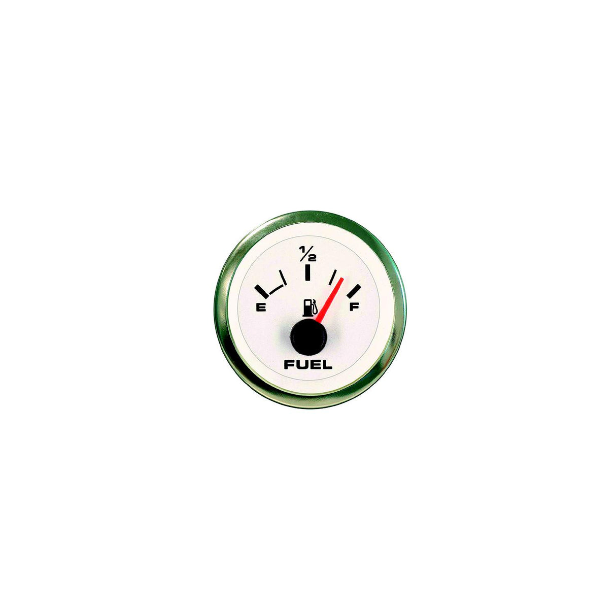 Sierra 62551P White Premier Pro Series 2" Stainless Steel Fuel Gauge & Requires "F" Sender Code - 62551P - official Sierra product image 3