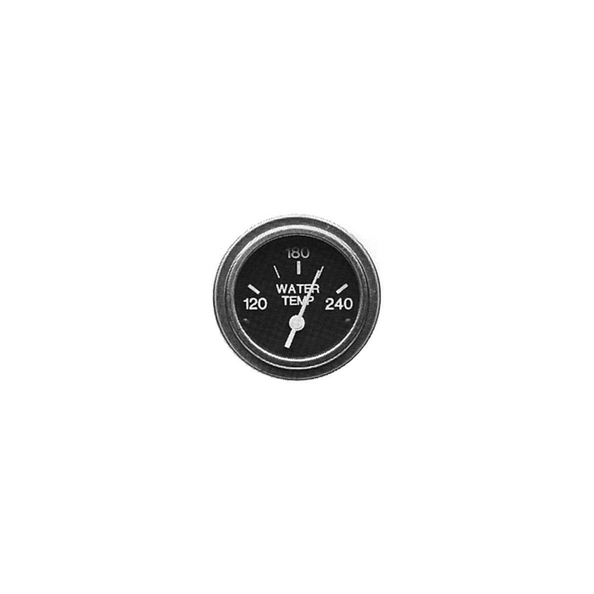 Sierra 80590P Heavy Duty Series 2" Electric 120-240 F Dial Range Water Temperature Gauge & Requires "D" Sender Code - 80590P