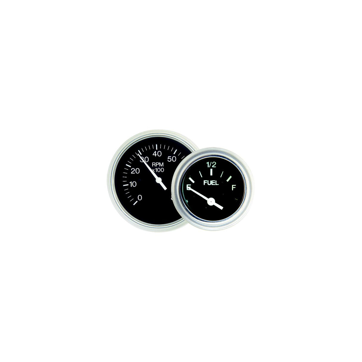 Sierra 82288P Heavy Duty Series 3" Outboard & 4 Stroke Gas Engine 0-6,000 RPM Dial Range Tachometer Gauge with Outboard Alternator or Coil Sender Code - 82288P