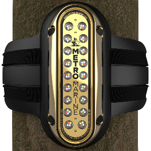 Metro Marine High-Output Vertical Piling Mount Light w/Intelligent Full Spectrum LED's - RGBW, 90° Beam - F-PME1-V-FS-90