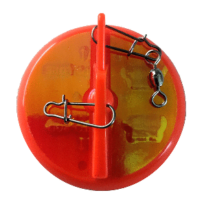 Luhr-Jensen 2-1/4" Dipsy Diver - Fire/Silver Bottom Moon Jelly - 5560-030-2510