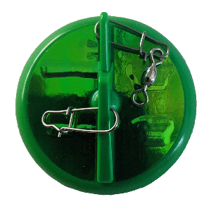 Luhr-Jensen 2-1/4" Dipsy Diver - Kelly Green/Silver Bottom Moon Jelly - 5560-030-2511