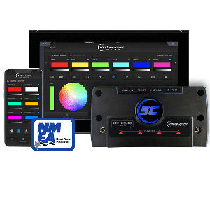 Shadow-Caster LED Lighting Shadow-Caster Light Commander Version 2 - 6-Zone Lighting Controller w/Bluetooth/Wi-Fi, NMEA 2000 & HTML Ethernet Connectivity - SCM-LC-N2K-PLUS-V2