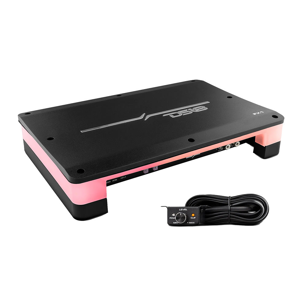 DS18 Audio DS18 Flush/Surface Mount 1-Channel Monoblock Class D Amplifier w/Acrylic Cover - 1x900W RMS @ 1 Ohm - FX1