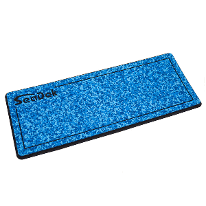 SeaDek 16” x 39" 20mm Dual Density Large Helm Pad w/SeaDek Logo - Brushed Texture - Aqua Camo/Black (406.4mm x 990.6mm x 20mm) - 37926-81119