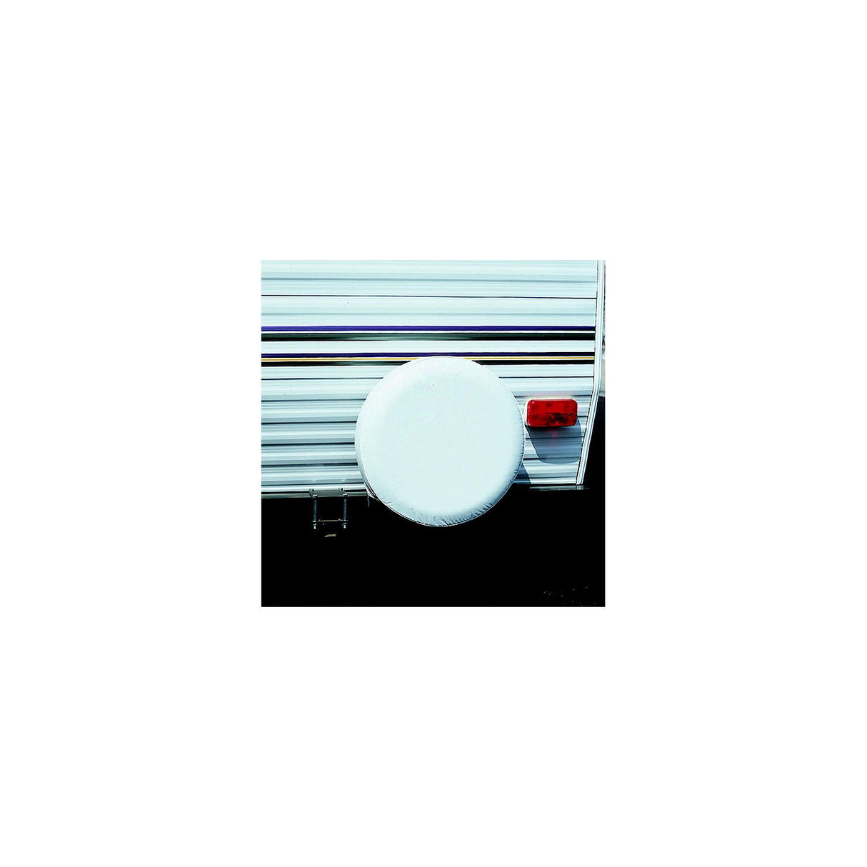 ADCO Products ADCO Vinyl Solid Spare Tire Cover, 24" Polar White - 1759