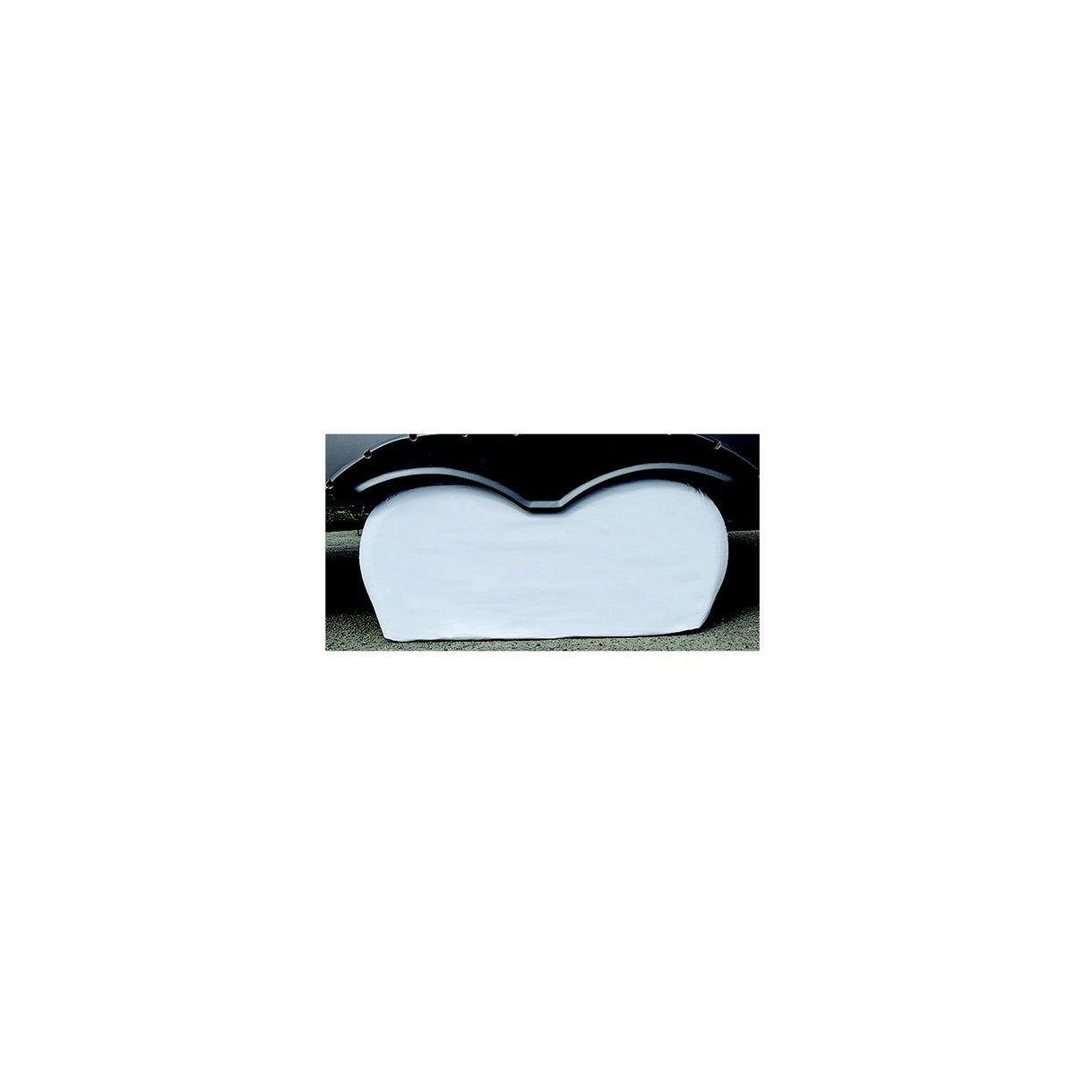 ADCO Products ADCO Double-Axle Tyre Gard, White (1 ea.) - 3922