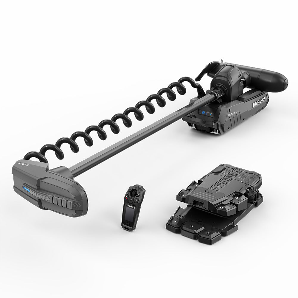 Lowrance Recon™ FW 72" Trolling Motor - Includes Freesteer Joystick Remote, Wireless Foot Pedal & HDI Nosecone - 000-16175-001