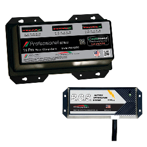 Dual Pro PS3 Auto 3 Bank Battery Charger w/2 Bank B.O.S. - PS3AUTO/BOS12V2