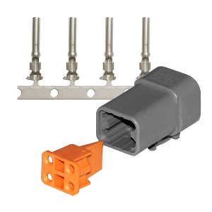 Pacer DTP Deutsch Plug Repair Kit - 14-12 AWG (4 Position) - TDTP06F-4RS