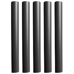 Pacer Battery Cable Heat Shrink Tubing - 1/2" x 12" - Black (5-Pieces) - BEHS1/2-12BK-5