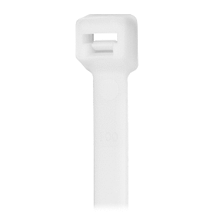 Pacer 8" Cable Tie - Natural Color - 50lb Tensile Strength - 2" Bundle Diameter - 100 Piece Bag - CT2S-100