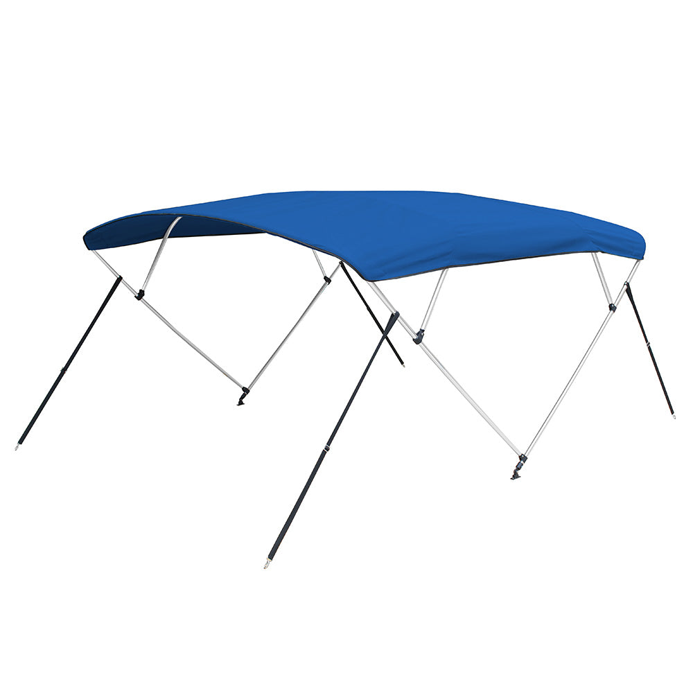 Carver by Covercraft Carver 3 Bow 5487U Bimini Top with Boot - Pacific Blue Acrylic - A5487UB-04