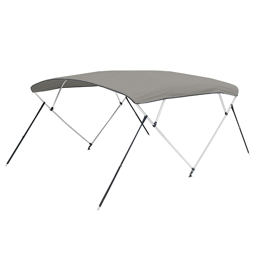 Carver by Covercraft Carver 3 Bow 5481U Bimini Top with Boot - Cadet Grey Acrylic - A5481UB-10
