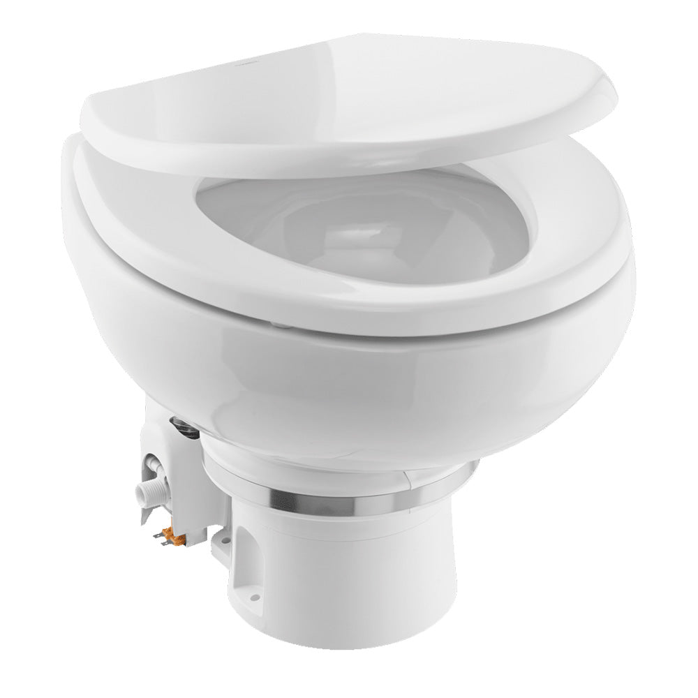 Dometic™ MasterFlush 7120 White Electric Macerating Toilet w/Orbit Base - Freshwater - 24V - 9610007271