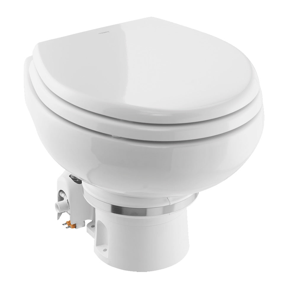 Dometic™ MasterFlush 7120 White Electric Macerating Toilet w/Orbit Base - Freshwater - 24V - 9610007271