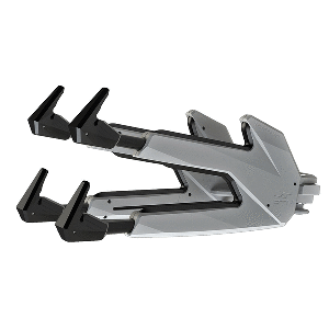 PTM Watersports Edgeforce Board Rack Pair - Electrobrite Silver - P13672-9010TEBCL