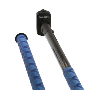 Barton Marine Barton Tiller Extension 900mm Carbon Fiber - Blue Soft Grip - 43503