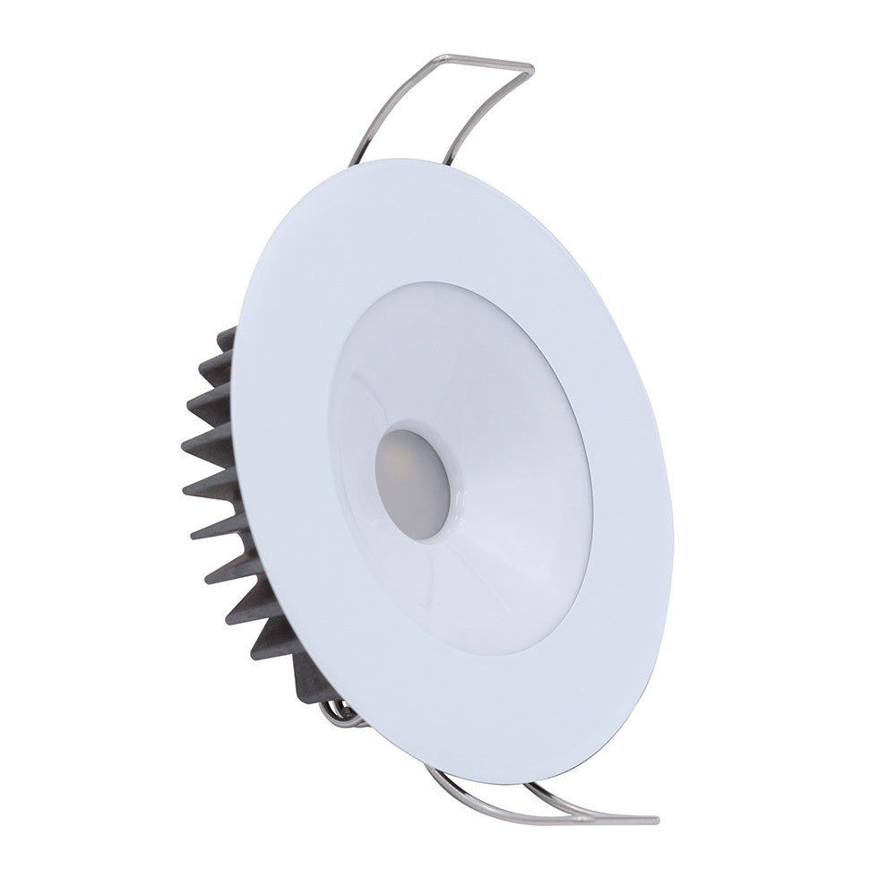 Lumitec Illusion Flush Mount LED Down Light - White - Non-Dimming - White Housing - 117123
