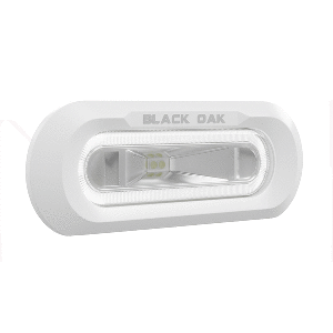 Black Oak LED Black Oak Low Pro™ Marine Spreader Light - Flush Mount - White Housing - White LED - MLPS-FW