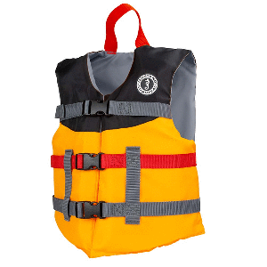 Mustang Survival Mustang Youth Livery Foam Vest - Mango/Black - MV230002-203-0