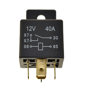Regitar USA Relay w/Tab f/Most Engines: 30AMP, 5 Terminal, Single Pole/Double Throw - RMZ013