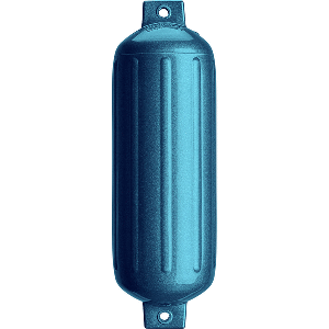 Polyform U.S. Polyform G-5 Twin Eye Fender 8.8" x 26.8" - Metallic Blue - G-5 METALLIC BLUE