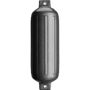 Polyform U.S. Polyform G-5 Twin Eye Fender 8.8" x 26.8" - Metallic Graphite - G-5 METALLIC GRAPHITE