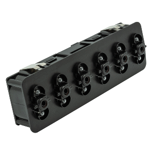 Maretron VMM6 Contura® Series Digital Switch Module, 6 Rocker - No Actuators w/Right Switch 3-Position & Blue LEDs - A3801-6