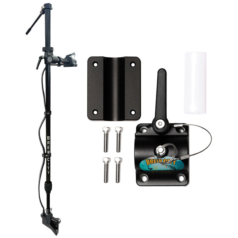 BREW CITY CT360 LLC CT-360 Pole (48” - 72” L) with Tilt Handle, Base, and Rail Bottom with Plastic Sleeve Assembly - 360-1184 - image 1