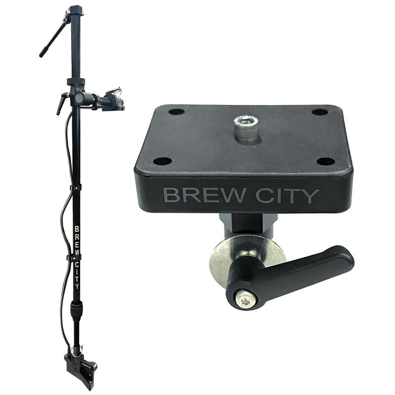 BREW CITY CT360 LLC CT-360 Pole (48” - 72” L) with Tilt Handle, Base, and Rod Holder Mount - 360-0285 - image 1