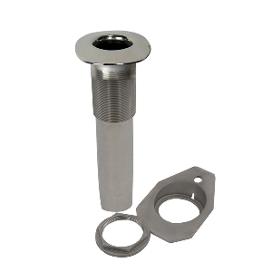 C.E. Smith Screwless Flush Mount Rod Holder - 0 Degree - Black Liner - No Logo - 53676