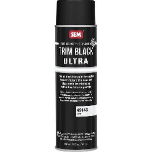 SEM Trim Black Ultra - 20oz Aerosol Can - Satin Finish - 49143