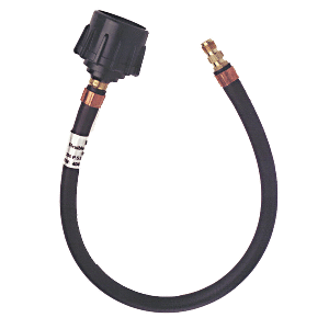 Trident Marine 20" Pigtail Hose Quick Connect w/1/4" Male Inverted Flare Fitting - 1014-1415-20