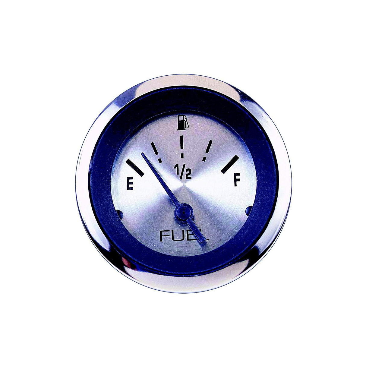 Sierra 63477P Sterling Series 2" Stainless Steel Fuel Gauge & Requires "F" Sender Code - 63477P