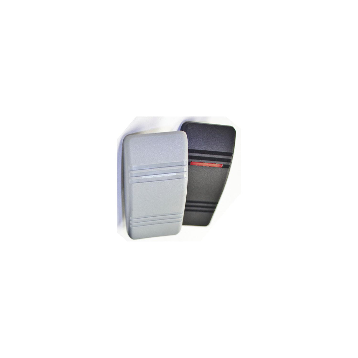 Sierra Contura III Illuminated Weather Resistant Illuminated Rocker Switch, On/Off, Black & Gray - RK19890TP