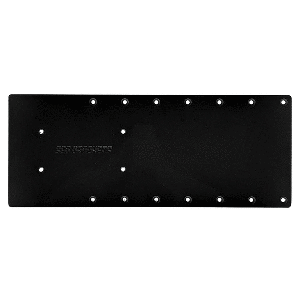 Sea Brackets 20" Straight Trolling Motor Plate f/Garmin Kraken - Black - SEA2303-BLK