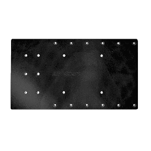 Sea Brackets 18" Straight Trolling Motor Plate f/Minn Kota Quest - Black - SEA2320-BLK