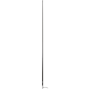 Scout 8' Black VHF Antenna 6dB Stainless Steel Ferrule w/5M RG-58 Coax Includes PL-259 KS-42 - PF AN NVHF00009T