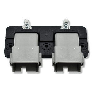 Bluewater Dual 12 Position Male Sealed Deutsch Connector Busbar - 5/16" Stud - 2314-D-256