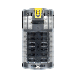Bluewater 12 Position Fuse Block ATC w/Yellow Slide - 3200-3003-012