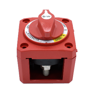 Bluewater Off/On Combine Battery Switch w/o Base - Surface Mount - Red - 9800-011-11