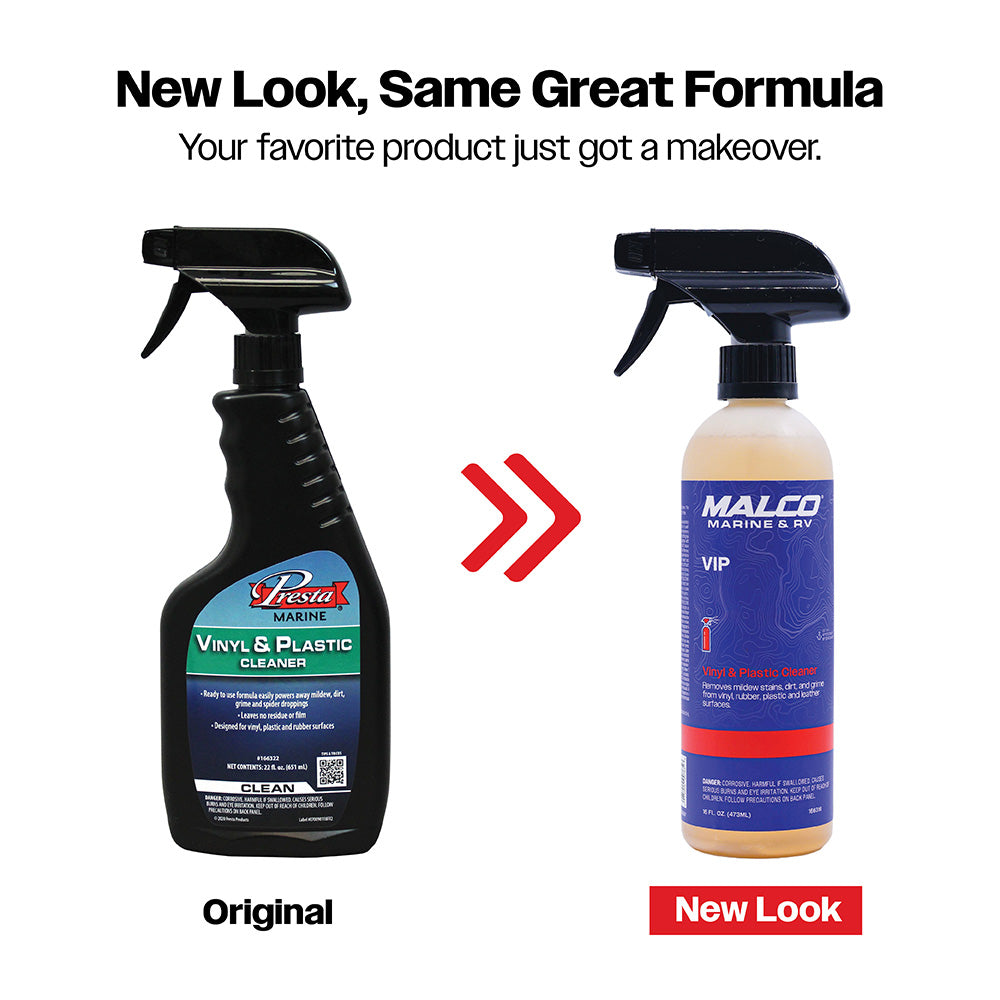 Malco VIP Vinyl & Plastic Cleaner - 16oz - 166316