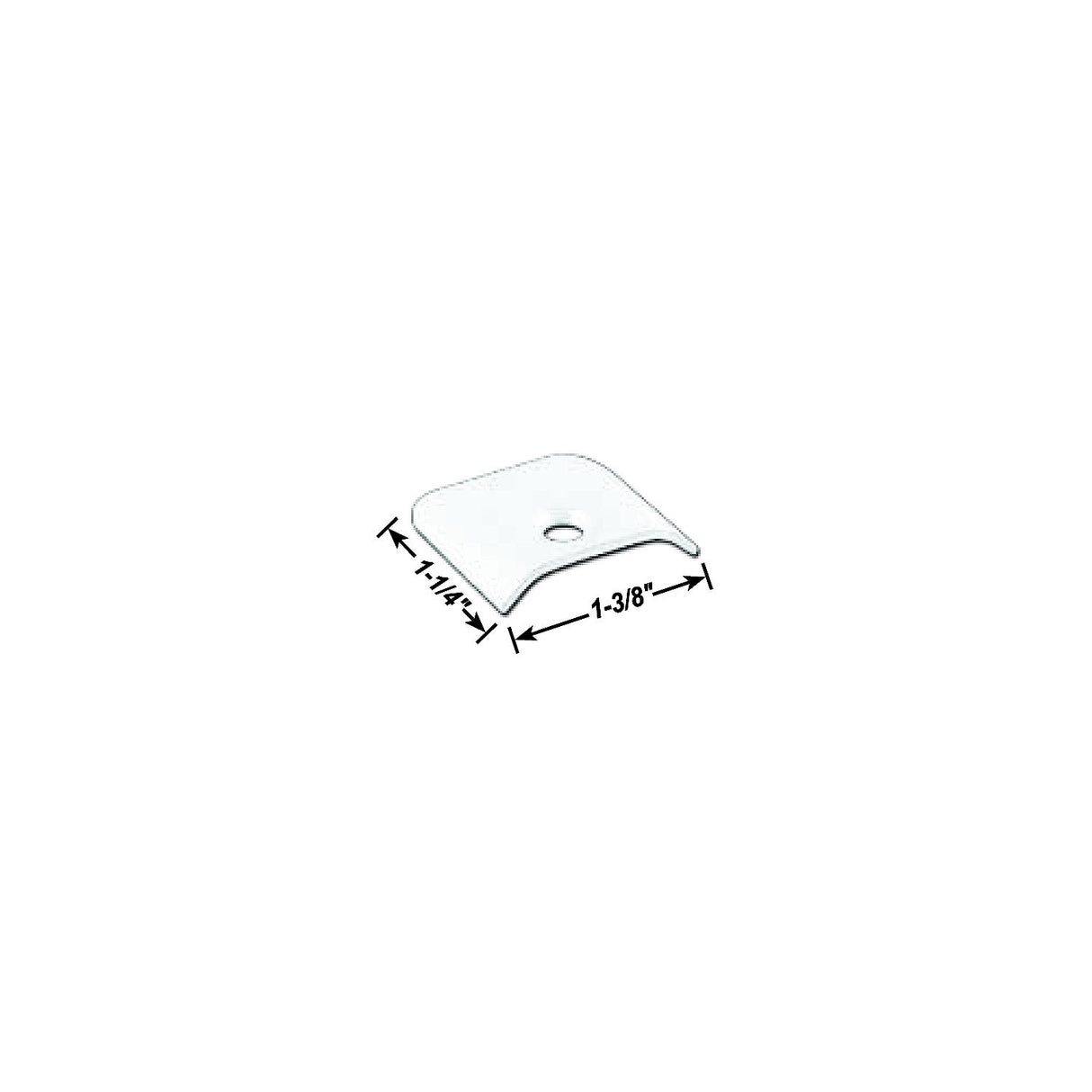 A P Products Aluminum End Cap - 021-39202