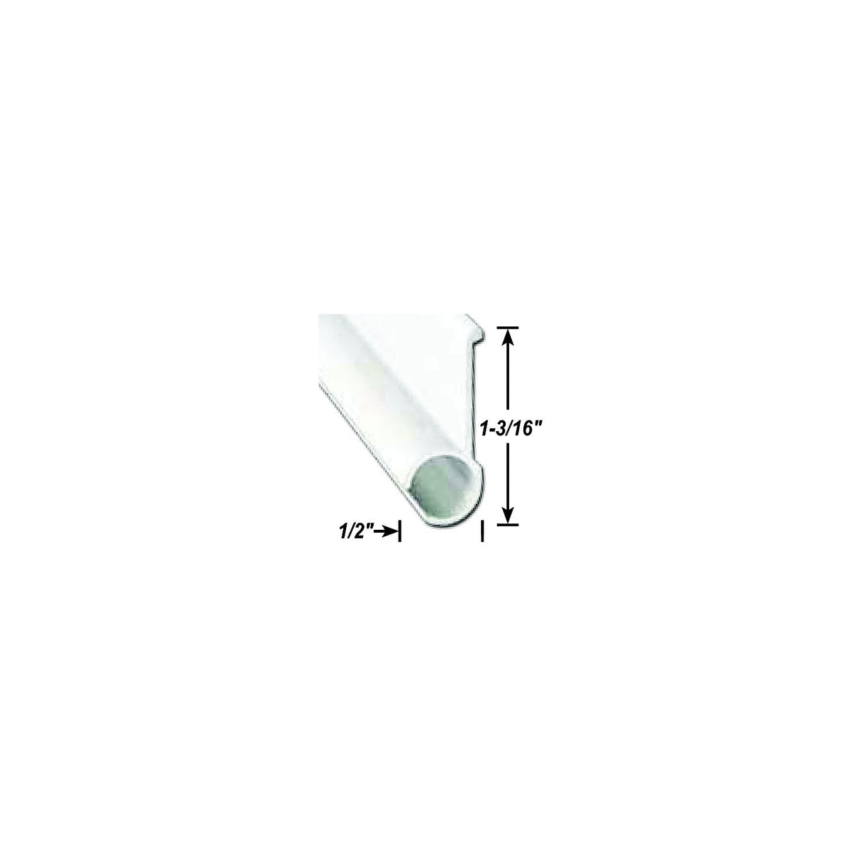 AP Products AWNING RAIL PW 8' @5 RVX - 021-50801-8 - image 1